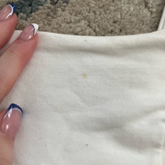 3/$25!!! Edikted Ronda Bow Back White Tank - Picture 7 of 7